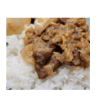 食品シリーズ : 牛丼（個別スタンプ：4）