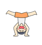 ゆるゆるQノ一君 夏！（個別スタンプ：4）
