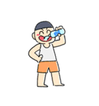 ゆるゆるQノ一君 夏！（個別スタンプ：11）