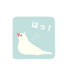 やさしい文鳥スタンプ2（個別スタンプ：10）