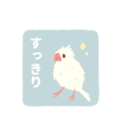 やさしい文鳥スタンプ2（個別スタンプ：19）