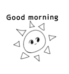 なぞの白いやつ（個別スタンプ：1）