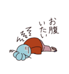 【ゆるーい】えーるくんとれーゔぇちゃん（個別スタンプ：21）