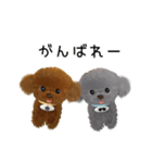 かわいい子犬のキングとボス（個別スタンプ：32）