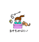 ポニーテールの娘（個別スタンプ：13）