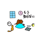 ポニーテールの娘（個別スタンプ：15）