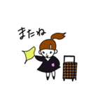 ポニーテールの娘（個別スタンプ：16）