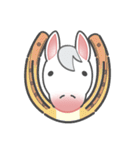 白毛馬ちゃん（個別スタンプ：5）