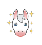 白毛馬ちゃん（個別スタンプ：14）