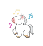 白毛馬ちゃん（個別スタンプ：31）