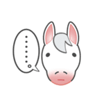 白毛馬ちゃん（個別スタンプ：38）
