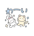 うさとねこのスタンプ（個別スタンプ：19）