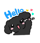 黒ぷぅスタンプ（個別スタンプ：1）
