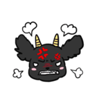 黒ぷぅスタンプ（個別スタンプ：11）