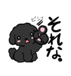 黒ぷぅスタンプ（個別スタンプ：16）