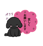 黒ぷぅスタンプ（個別スタンプ：35）