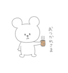 モノクロなクマさんの日常（個別スタンプ：13）