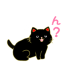 うちの黒ネコは招き猫（個別スタンプ：5）