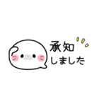 ♡かわいいあざらし♡【省スペース敬語】（個別スタンプ：3）