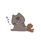 ウォンバットです。（個別スタンプ：1）