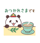 大熊猫と茶トラ猫（個別スタンプ：5）