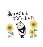 【夏】豆パンダ（個別スタンプ：8）