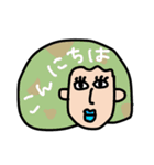 毎日使える！Colorful hair GIRL（個別スタンプ：2）