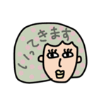 毎日使える！Colorful hair GIRL（個別スタンプ：5）