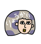 毎日使える！Colorful hair GIRL（個別スタンプ：7）