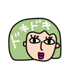 毎日使える！Colorful hair GIRL（個別スタンプ：23）