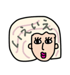 毎日使える！Colorful hair GIRL（個別スタンプ：25）