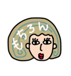 毎日使える！Colorful hair GIRL（個別スタンプ：26）