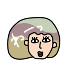 毎日使える！Colorful hair GIRL（個別スタンプ：32）