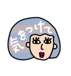 毎日使える！Colorful hair GIRL（個別スタンプ：34）