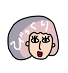 毎日使える！Colorful hair GIRL（個別スタンプ：37）