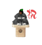 黒モフ3（個別スタンプ：38）