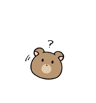 手描きクマちゃんスタンプ（個別スタンプ：5）