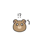 手描きクマちゃんスタンプ（個別スタンプ：7）