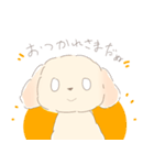 ふわもふクリームトイプーだぬ（個別スタンプ：3）
