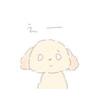 ふわもふクリームトイプーだぬ（個別スタンプ：9）