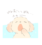 ふわもふクリームトイプーだぬ（個別スタンプ：15）