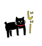 くろねこのしっぽ丸（個別スタンプ：22）