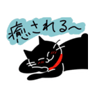 くろねこのしっぽ丸（個別スタンプ：40）