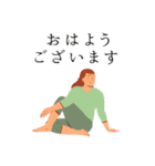 YOGA毎日使える日常使いスタンプ（個別スタンプ：7）