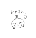 かわいすぎるね、うさぎさん（個別スタンプ：3）