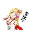 頑張る巫女お姉さん HG 10（個別スタンプ：5）