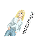 頑張る巫女お姉さん HG 10（個別スタンプ：6）