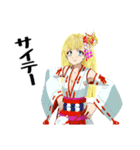 頑張る巫女お姉さん HG 10（個別スタンプ：22）