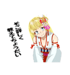 頑張る巫女お姉さん HG 10（個別スタンプ：30）