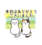 3ねこのやさしい気持ち【敬語】（個別スタンプ：9）